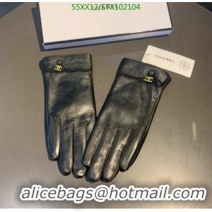 Popular Style CHANEL Warm Leather gloves Womens Gloves C111894