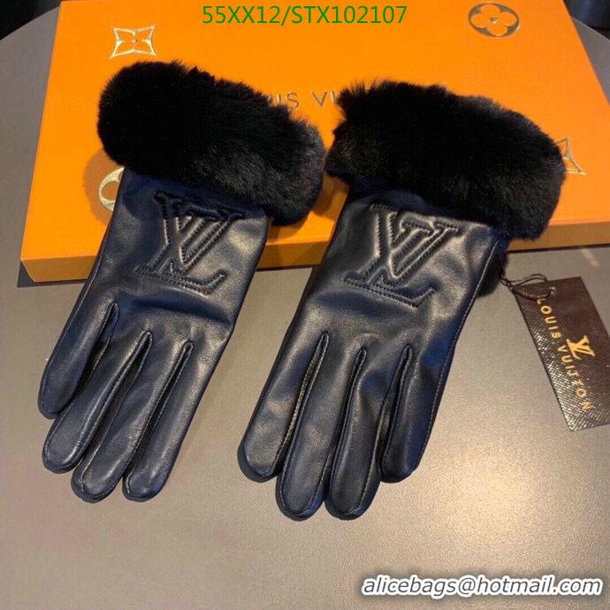 Buy Grade Louis Vuitton Warm And Comfortable Full Finger Gloves LV Womens Gloves LV01236