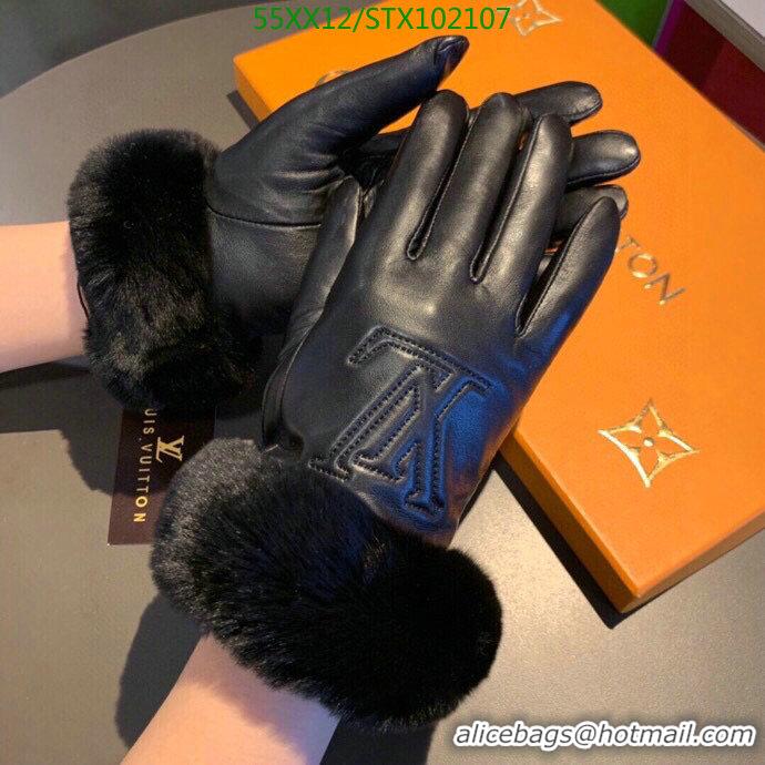 Buy Grade Louis Vuitton Warm And Comfortable Full Finger Gloves LV Womens Gloves LV01236