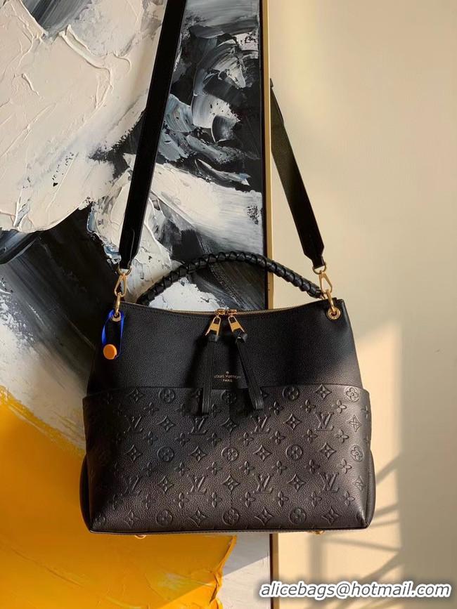 Low Cost Louis vuitton Mahina Leather MAIDA HOBO M45522 BLACK