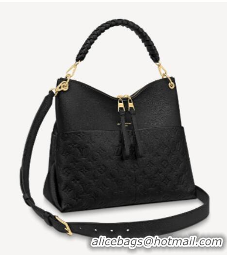 Low Cost Louis vuitton Mahina Leather MAIDA HOBO M45522 BLACK