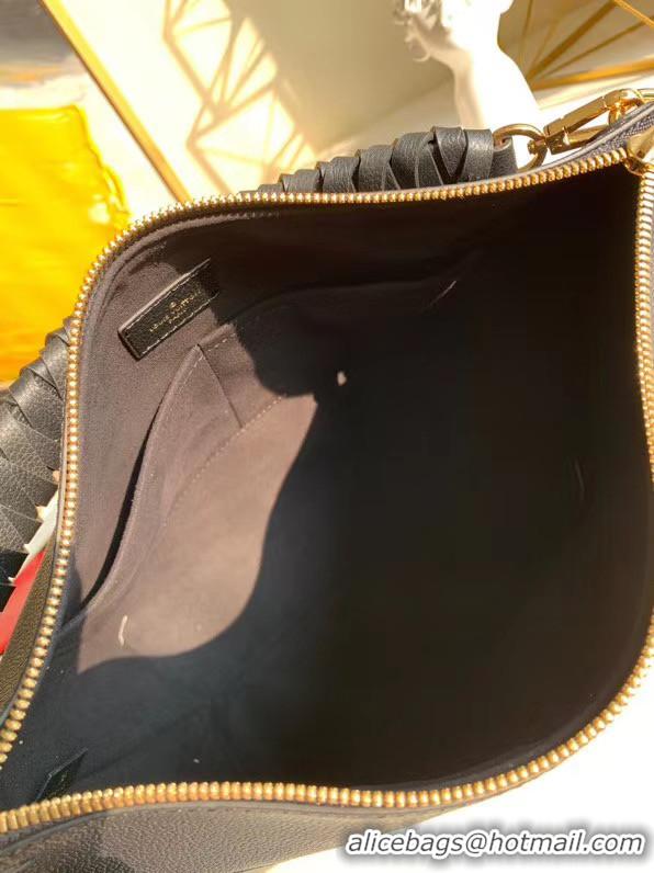 Low Cost Louis vuitton Mahina Leather MAIDA HOBO M45522 BLACK