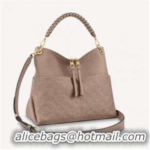 Buy Discount Louis vuitton  Mahina Leather MAIDA HOBO M45522 Tourterelle Gray