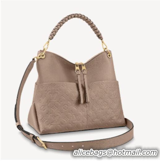 Buy Discount Louis vuitton  Mahina Leather MAIDA HOBO M45522 Tourterelle Gray