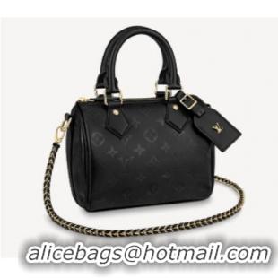 Grade Quality Louis vuitton Monogram Empreinte Leather SPEEDY BB M57111 Black