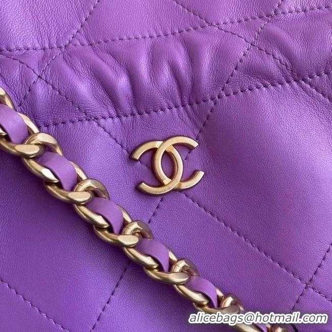 Market Sells Chanel shopping bag AS2169 purple