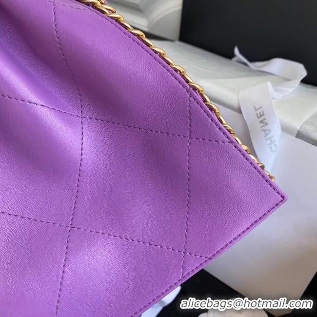 Market Sells Chanel shopping bag AS2169 purple