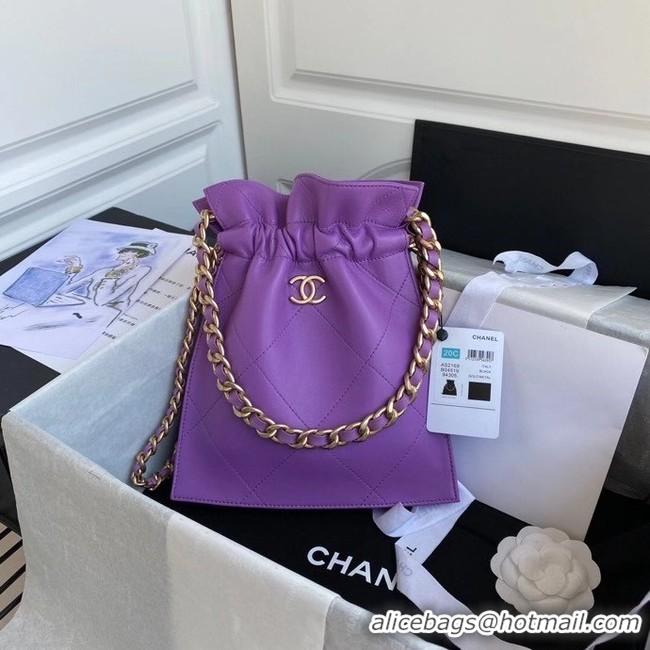 Market Sells Chanel shopping bag AS2169 purple