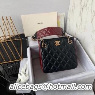 Good Looking Chanel bucket bag AS2230 Black & Brown