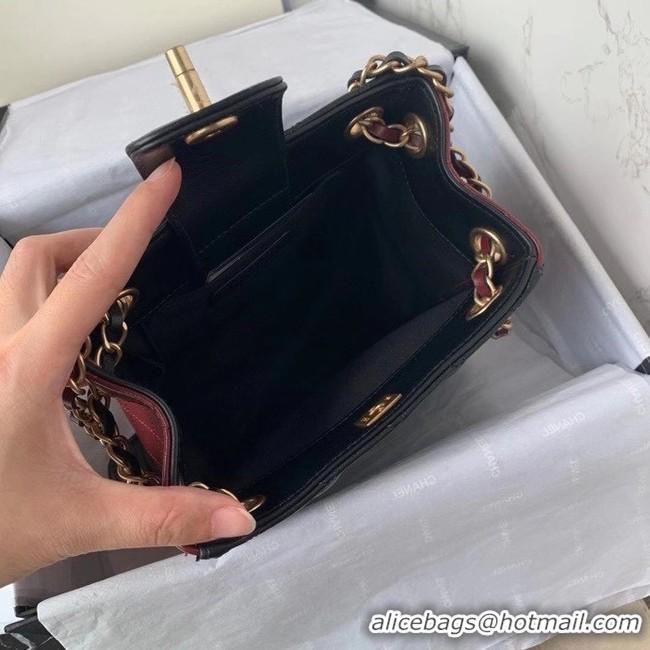 Good Looking Chanel bucket bag AS2230 Black & Brown