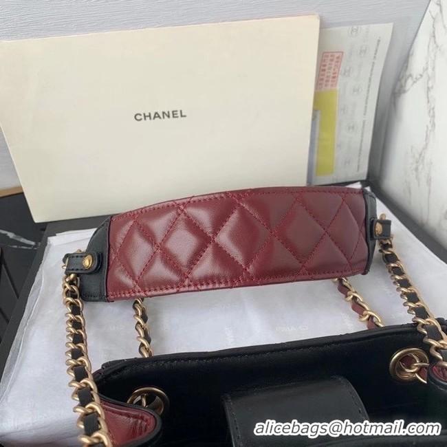 Good Looking Chanel bucket bag AS2230 Black & Brown