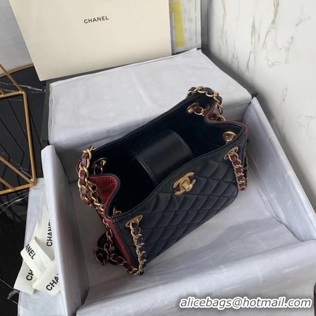 Good Looking Chanel bucket bag AS2230 Black & Brown