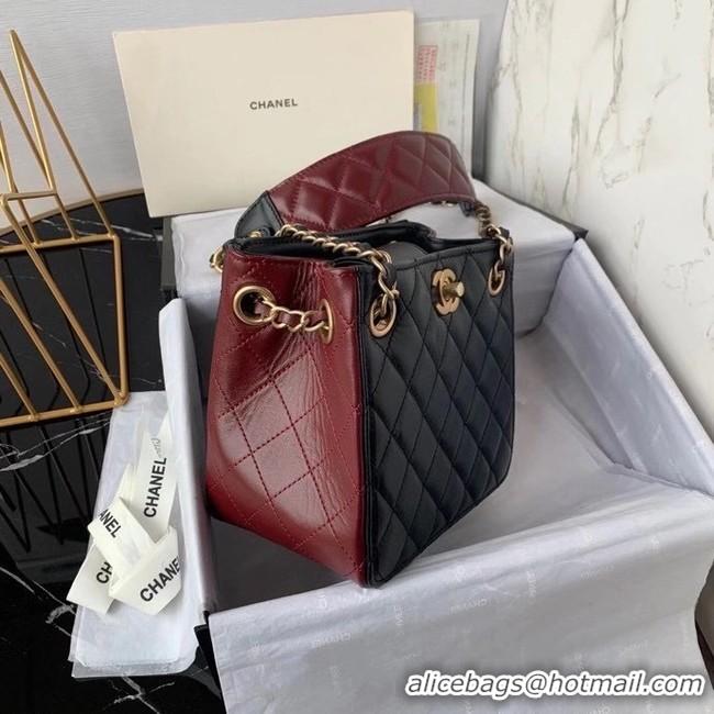 Good Looking Chanel bucket bag AS2230 Black & Brown