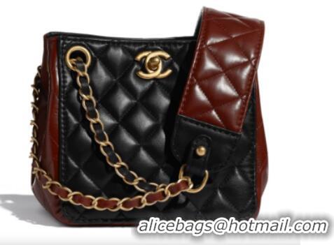 Good Looking Chanel bucket bag AS2230 Black & Brown