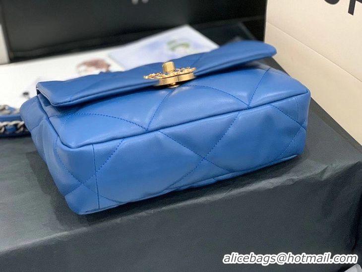 Top Quality Chanel 19 flap bag AS1160 blue