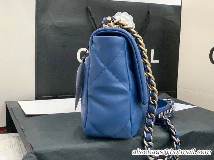 Top Quality Chanel 19 flap bag AS1160 blue