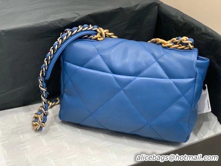 Top Quality Chanel 19 flap bag AS1160 blue