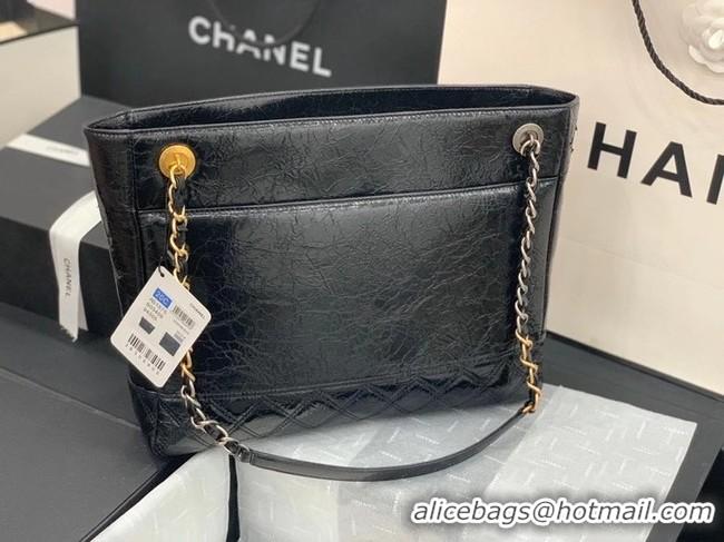 Trendy Design Chanel shopping bag AS1875 black