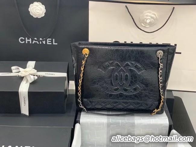 Trendy Design Chanel shopping bag AS1875 black