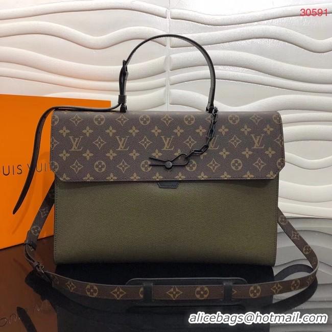 Best Price Louis vuitton ROBUSTO BRIEFCASE M30591 Khaki Green