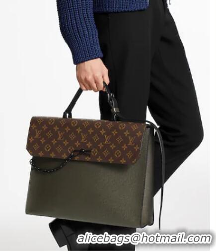 Best Price Louis vuitton ROBUSTO BRIEFCASE M30591 Khaki Green