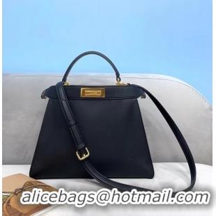 Grade Quality Fendi PEEKABOO ISEEU MEDIUM leather bag 70193 Black