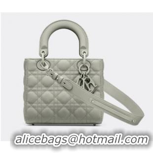 Pretty Style LADY DIOR MY ABCDIOR BAG Gray Ultramatte Cannage Calfskin M0538SLOI