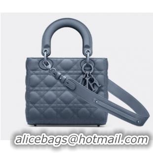 Good Quality LADY DIOR MY ABCDIOR BAG Dark Denim Blue Ultramatte Cannage Calfskin M0538SLOI