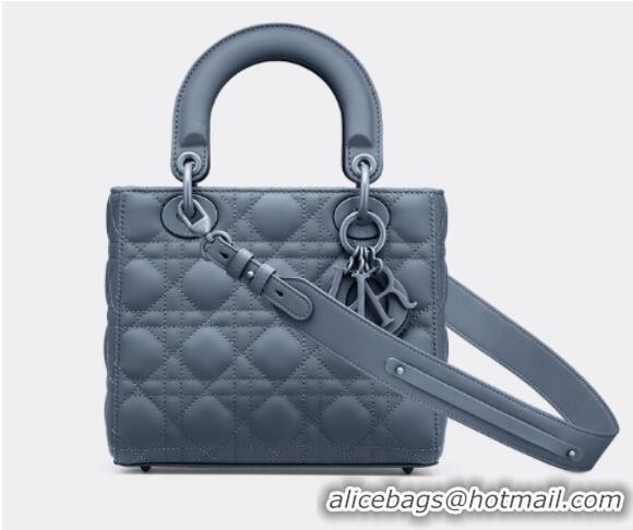 Good Quality LADY DIOR MY ABCDIOR BAG Dark Denim Blue Ultramatte Cannage Calfskin M0538SLOI