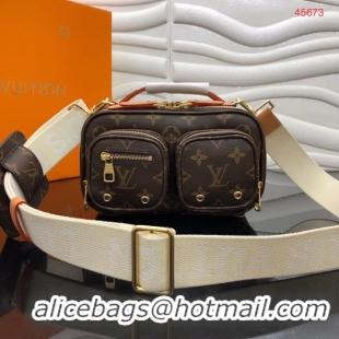 Low Cost Louis Vuitton Original Monogram Canvas M45672 White&Brown