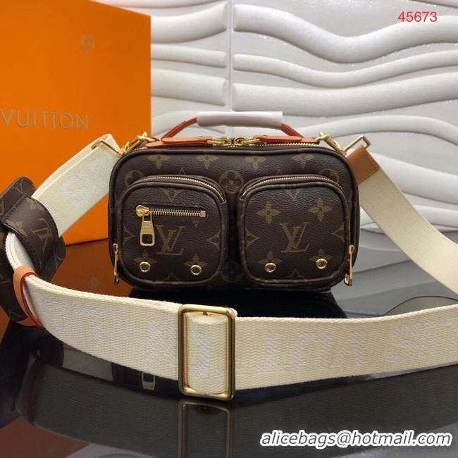 Low Cost Louis Vuitton Original Monogram Canvas M45672 White&Brown