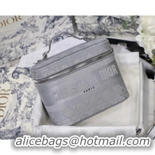 Classic Specials DIOR Oblique Jacquard cosmetic bag S5488 grey