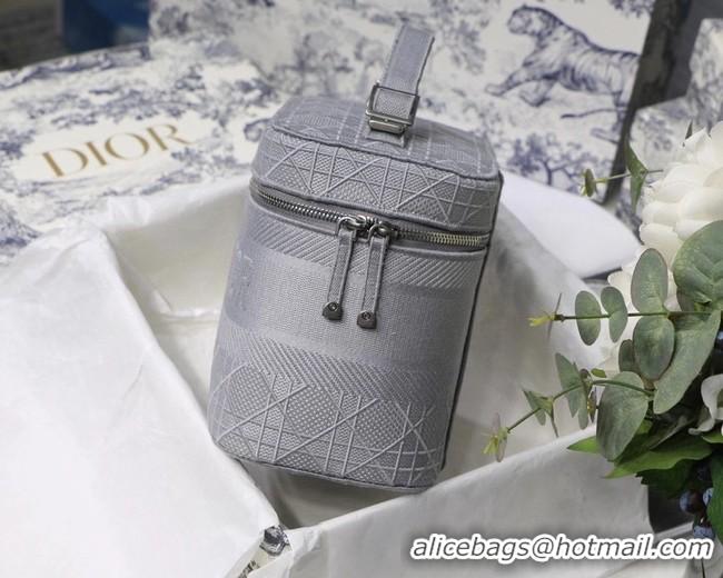 Classic Specials DIOR Oblique Jacquard cosmetic bag S5488 grey