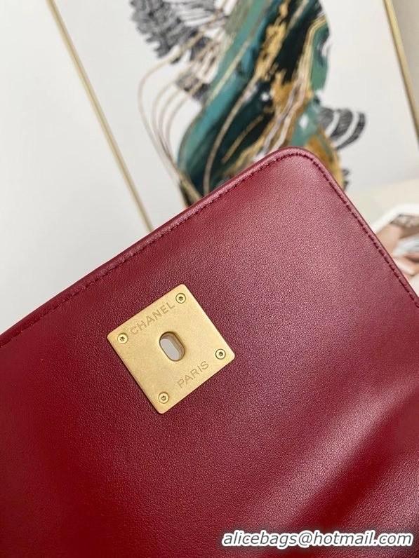 Buy Classic Chanel flap bag AS2259 Burgundy