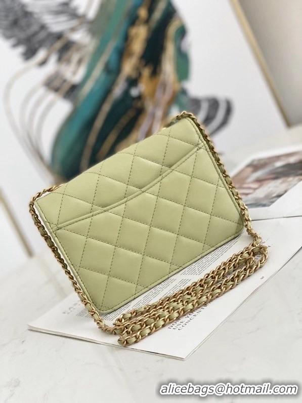 Cheapest Wholesale Chanel flap bag AS2259 green