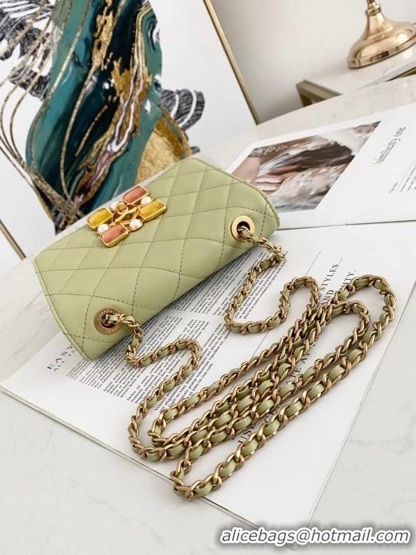 Cheapest Wholesale Chanel flap bag AS2259 green