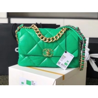 Market Sells Chanel 19 flap bag AS1161 green