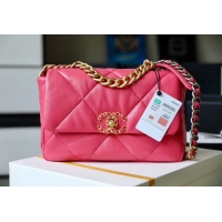 Inexpensive Chanel 19 flap bag AS1161 Coral