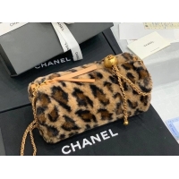 Spot Bulk Chanel Mink hair Leopard Print AS1899 brown