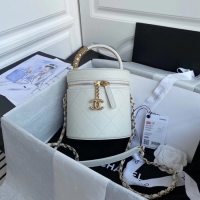 Original Cheap Chanel vanity case AS2061 white