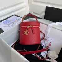 Noble Useful Chanel vanity case AS2061 red