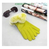 Luxury Chanel Gloves In Sheepskin Leather Women G110720 Yellow