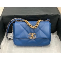 Top Quality Chanel 19 flap bag AS1160 blue