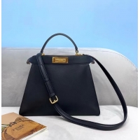 Grade Quality Fendi PEEKABOO ISEEU MEDIUM leather bag 70193 Black