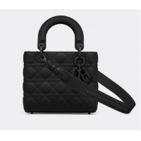 Affordable Price LADY DIOR MY ABCDIOR BAG Black Ultramatte Cannage Calfskin M0538SLOI