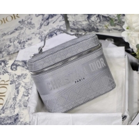 Classic Specials DIOR Oblique Jacquard cosmetic bag S5488 grey