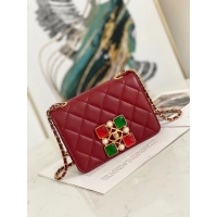 Buy Classic Chanel flap bag AS2259 Burgundy