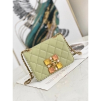 Cheapest Wholesale Chanel flap bag AS2259 green