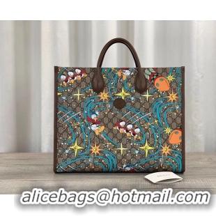 New Design Gucci Donald Duck Series Original Leather Tote Bag 650037