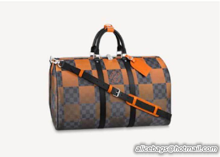 Promotional Louis Vuitton Damier Graphite Canvas KEEPALL BANDOULIERE 50 N40420